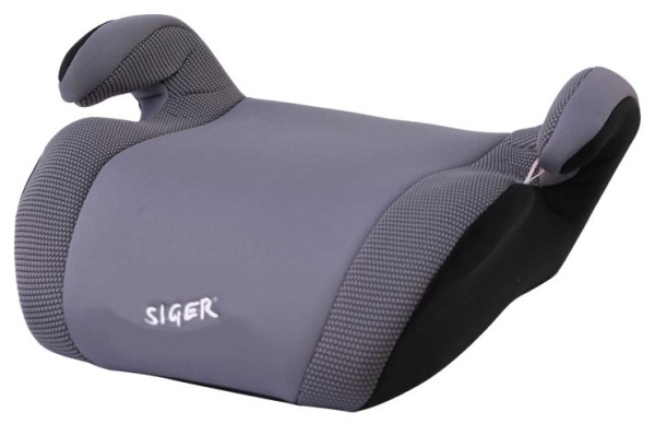 Автокресло детское SIGER booster Grey (до 12лет) KPEC0016