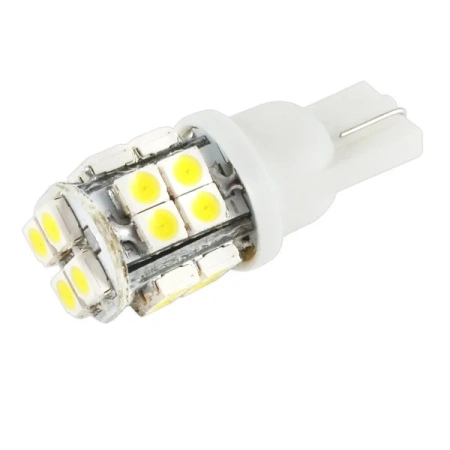 Лампа светодиодная W5W SKYWAY супербелая 20 LED 12В, 5Вт W2,1*9,5d