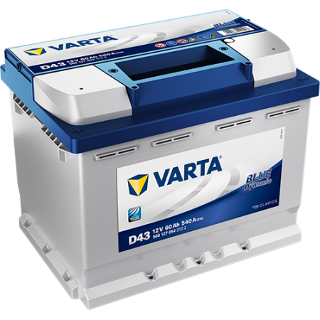 Аккумулятор Varta Blue Dynamic L2 [242x175x190 мм], 60А-ч, 540А, 1 (прямая), 12В
