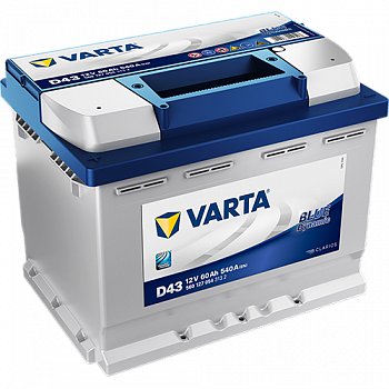 Аккумулятор Varta Blue Dynamic 12В, 60А-ч, 540А, полярность 1 (прямая), L2 [242x175x190 мм] 560127054