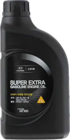 Масло моторное HYUNDAI/KIA Super Extra Gasoline 5W30, API SL, ILSAC GF-3, 1 л