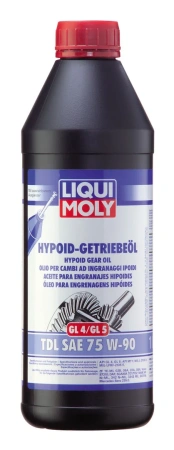 Масло трансмиссионное Liqui Moly Hypoid-Getriebeöl TDL GL-4/5 75W90, 1 л, полусинт