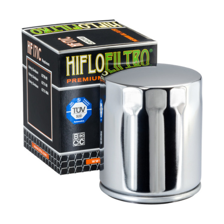 Фильтр масляный HiFlo /Harley Davidson/ хром HF171C