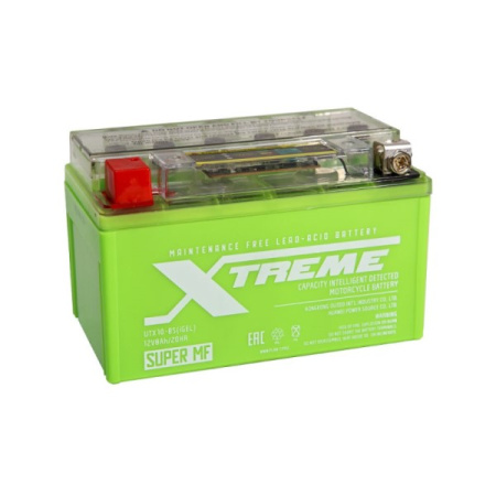 Аккумулятор МОТО XTREME UTX10 12В 10А-ч 120А 1 (прямая) 150x86x108 (YTX9)-BS iGel 0113942