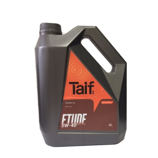 Масло моторное Taif Etude 5W40, API SL/CF-4, 4 л 211070