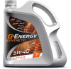 Масло моторное G-Energy Synthetic Active 5W40, API SN/CF-4, ACEA A3/B4, 4 л 253142410