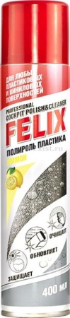 Полироль пластика FELIX Лимон 400мл (аэрозоль) 411040133