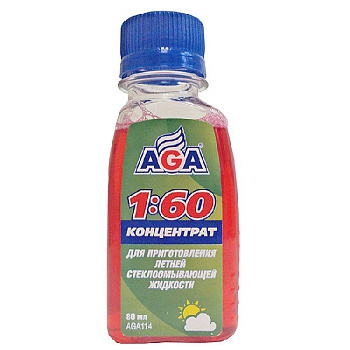 Очиститель стекол концентрат 80мл AGA AGA114