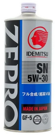 Масло моторное IDEMITSU Zepro Touring 5W30, API SN, ILSAC GF-5, 1 л