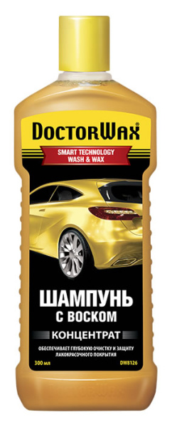 Шампунь авто Doctor Wax концентр 300мл c воском DW8126