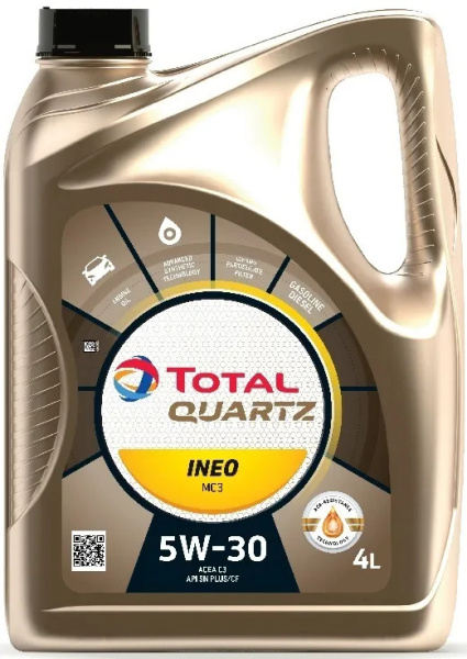 Масло моторное TOTAL Quartz 9000 Future NFC 5W30, API SL/CF-4, ACEA A5/B5, 4 л 10990501