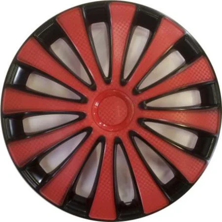Колпаки колесные декоративные R14 STAR GMK Red Black