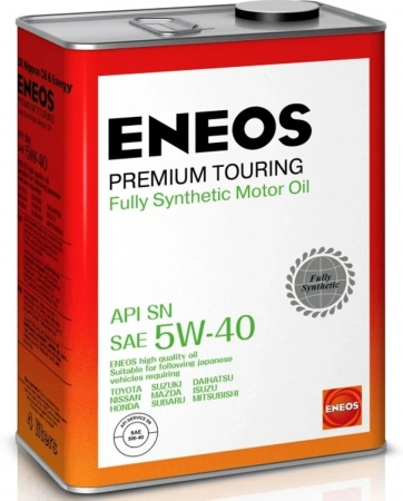 Масло моторное Eneos Premium Touring 5W40, API SN, 4 л