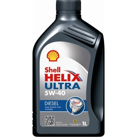 Масло моторное Shell Helix Ultra Diesel 5W40, API CF-4, ACEA B4, 1 л 550046380