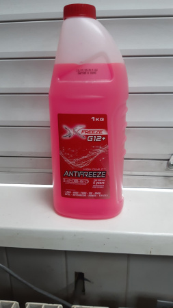 Антифриз X-Freeze RED, G12+ красный, 3 л 430110129
