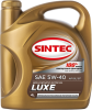 Масло моторное Sintec Luxe 5W40, API SL/CF-4, 4 л 801933