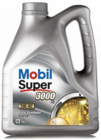 Масло моторное Mobil Super 3000 X1 5W40, API SN/CF-4, ACEA A3/B4, 4 л 152566