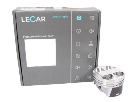 Поршневая группа D=82,5 A с проточкой с пальц кольц LECAR  /двиг ВАЗ 21116/