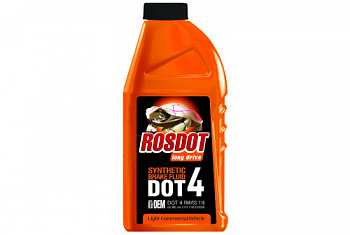 Жидкость тормозная DOT4 ROSDOT 4 LONG DRIVE 455г Тосол-Синтез 