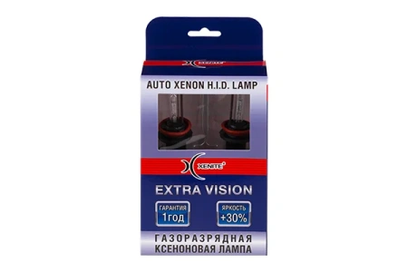 Лампа ксеноновая HB4 Carolite Xenite Extra Vision +30% (Duo Paper Box) 12В, Вт 4400К 