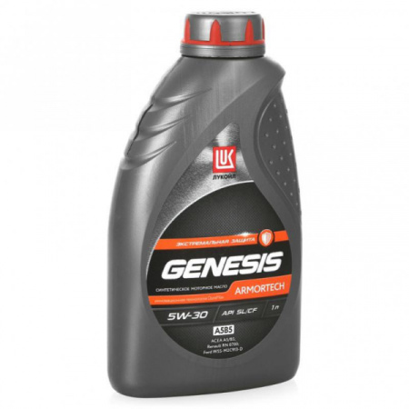 Масло моторное Лукойл Genesis Armortech 5W40, API SN/CF-4, ACEA A3/B4, 1 л 3148670