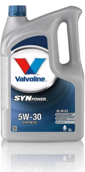 Масло моторное Valvoline SynPower XL-III C3 5W30, API SN, ACEA C3, 5 л 872375