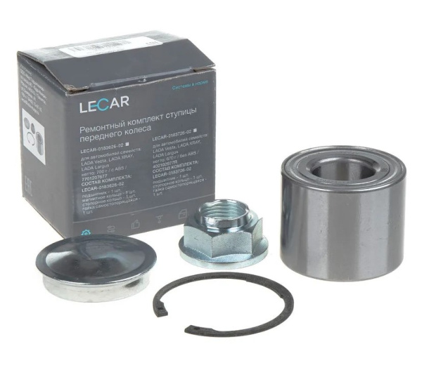 Подшипник ступицы заднего колеса LECAR /Lada Largus, Vesta, X-Ray (с ABS), Renault Logan/ LECAR017392602