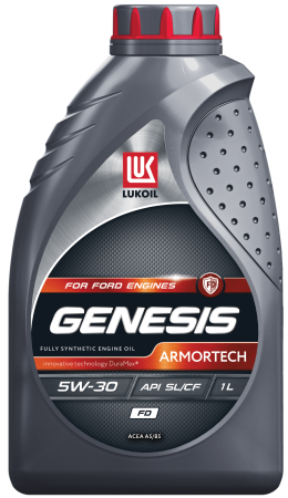 Масло моторное Лукойл Genesis Armortech FD 5W30, API SL/CF-4, ACEA A5/B5, 1 л 3149867