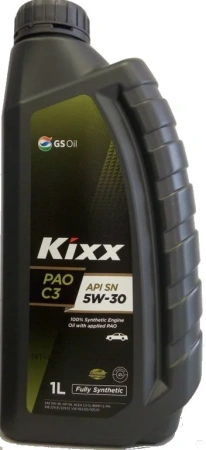 Масло моторное KIXX PAO C3 5W30, API SN, ACEA C3, 1 л