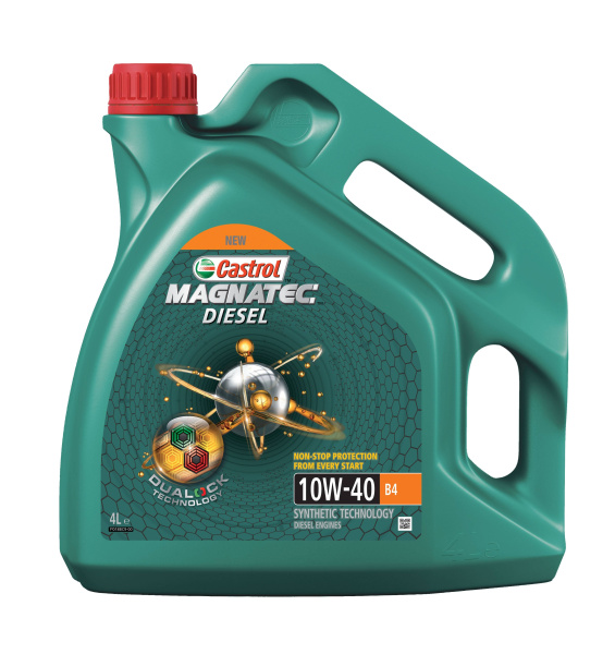 Масло моторное CASTROL Magnatec Diesel B4 10W40, API SN, ACEA A3/B4, 4 л 15CA30