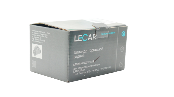 Цилиндр колесный заднего тормоза LECAR /Lada Vesta, X-Ray/ LECAR019023202