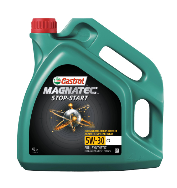 Масло моторное CASTROL Magnatec Stop-Start C3 5W30, API SN/CF-4, ACEA C3, 4 л 15D66A