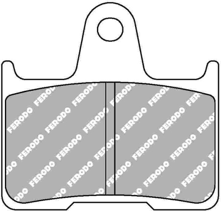 Колодки тормозные FERODO /Honda CB400, CB1300, Kawasaki ZZR, Suzuki GSX задние/ FDB2111P