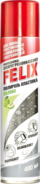Полироль пластика FELIX Лимон 400мл (аэрозоль) 411040133