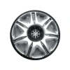 Колпаки колесные декоративные R14 серебристо-черный Nascar STAR