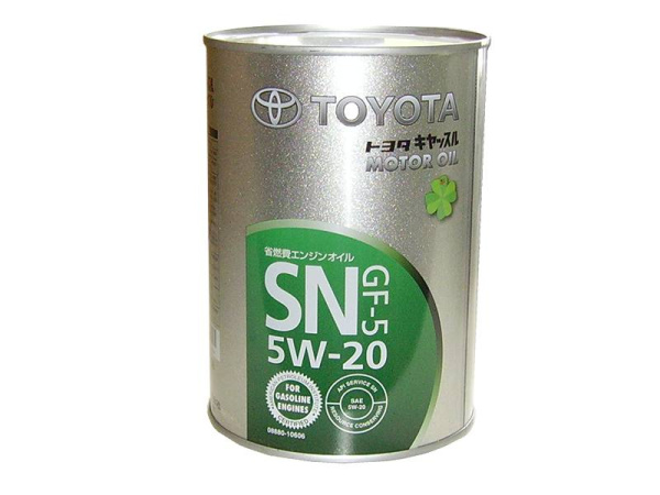 Масло моторное Toyota Motor Oil 5W20, API SN, ILSAC GF-5, 1 л 0888010606