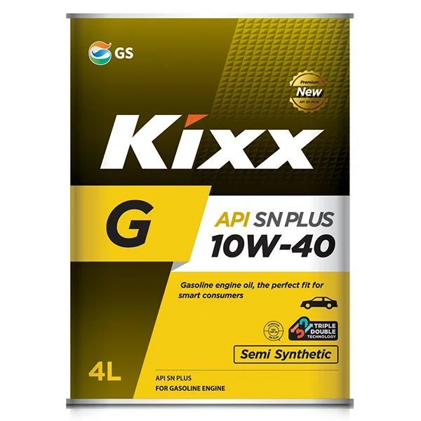Масло моторное KIXX G SN Plus 10W40, API SN PLUS, 4 л